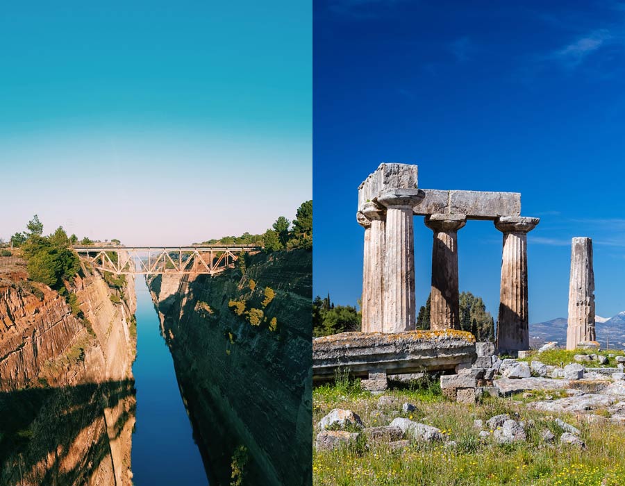 Shore trip to Ancient Corinth, ACrocoeinth & the Corinth Canal