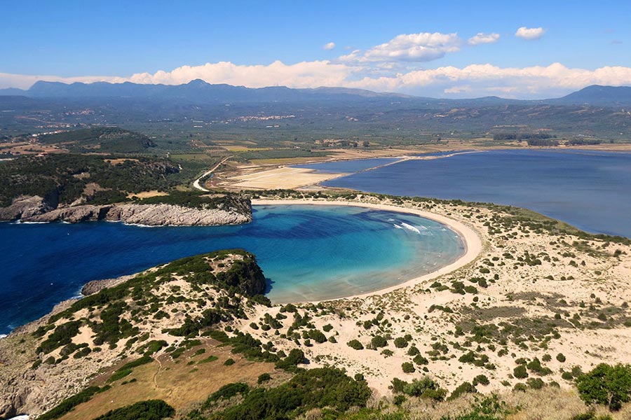 Crescent Moon Beach Voidokoilia